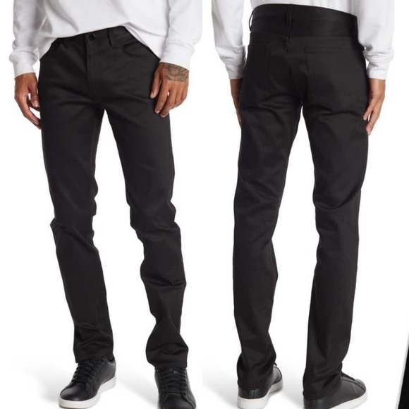 New Theory Slim-Fit Five-Pocket Pant in Stretch Cotton Twill - Picture 1 of 10